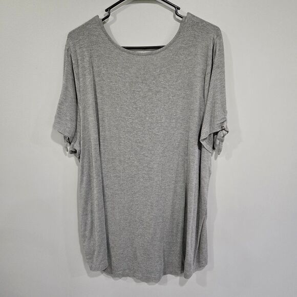 🐢 Torrid Super Soft Knits Indoorsy T-Shirt Size 4X - Picture 11 of 11